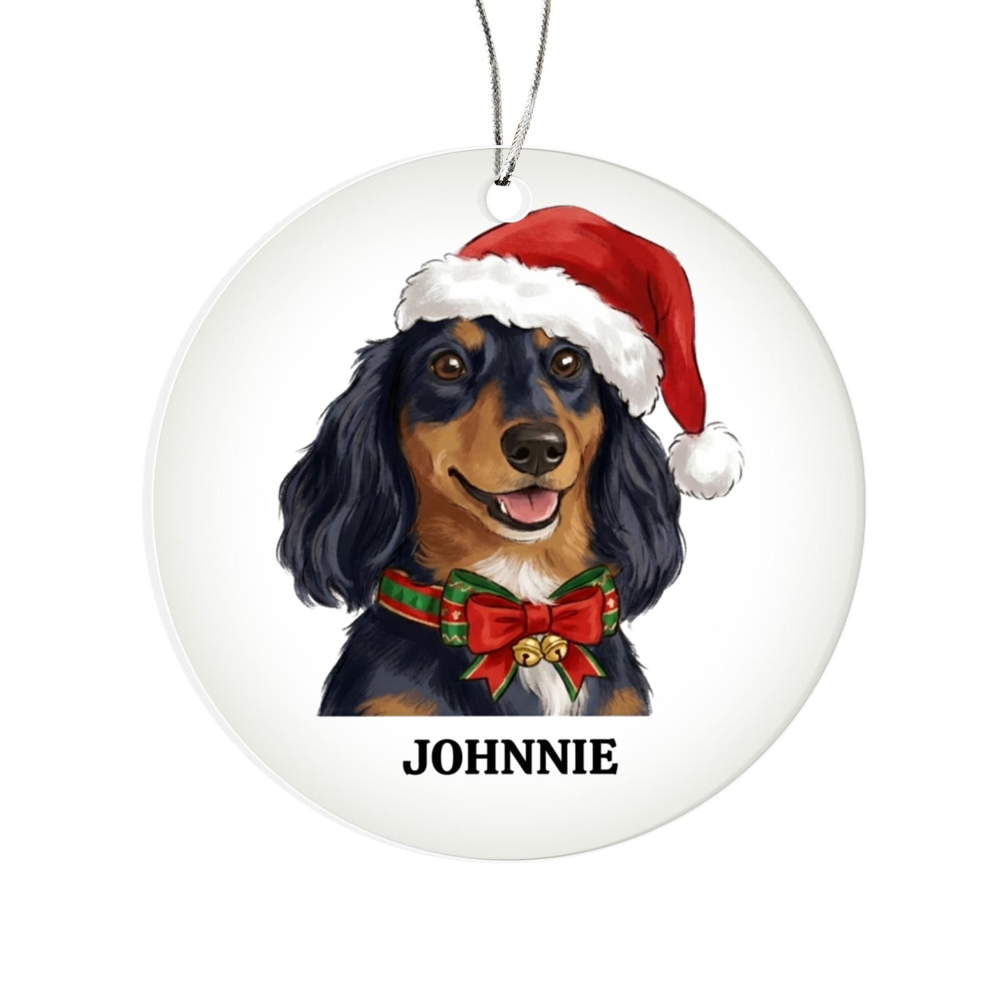 Personalized Acrylic Circle Ornament