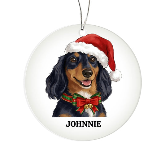 Personalized Acrylic Circle Ornament