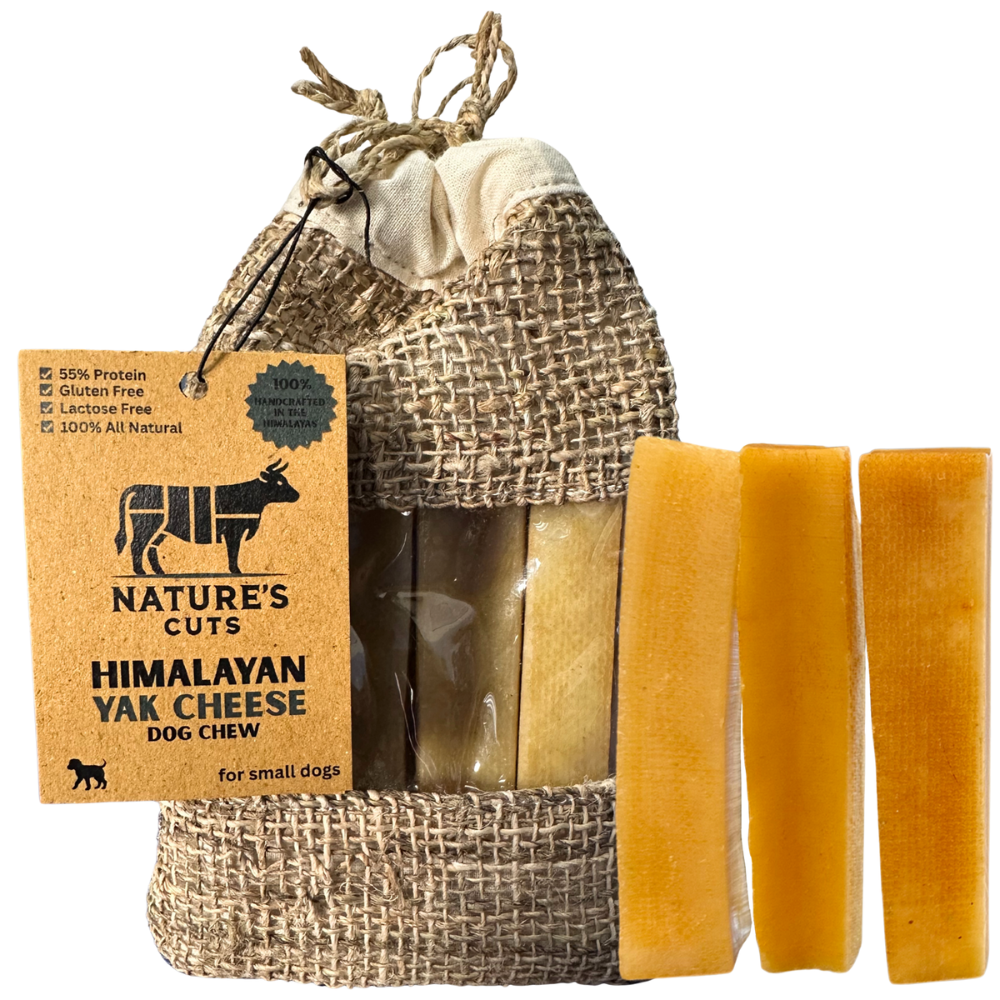 Small Yak Cheese (4 Pack) in Hand Woven Bag (Case Price: $13.3/Bag)