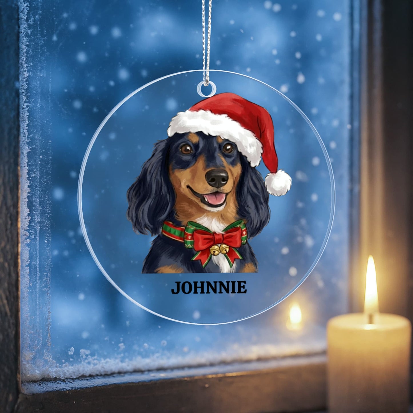 Personalized Acrylic Circle Ornament