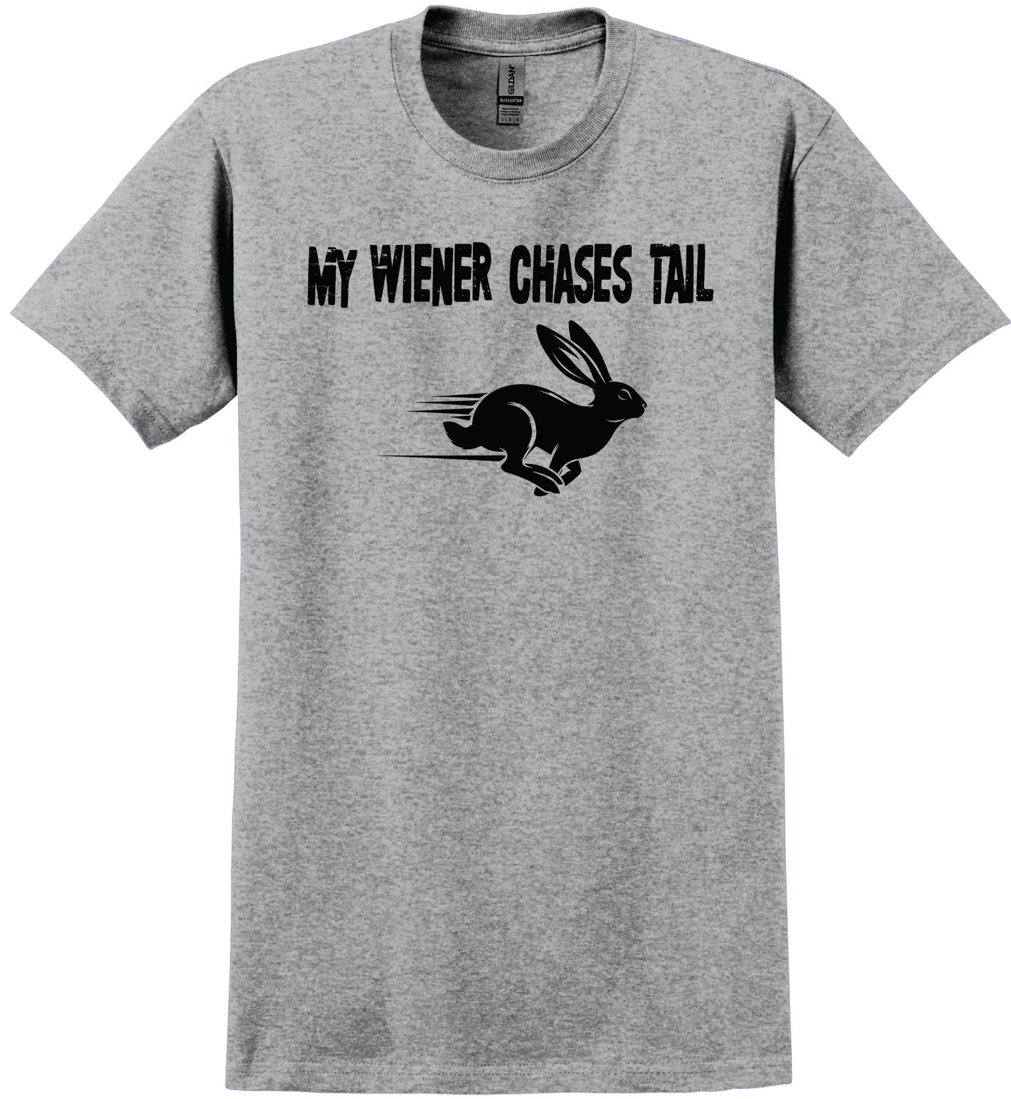 My Wiener Chases Tail Unisex T-Shirt